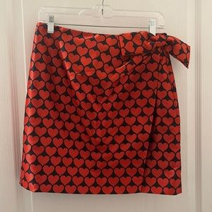 J Crew Heart skirt